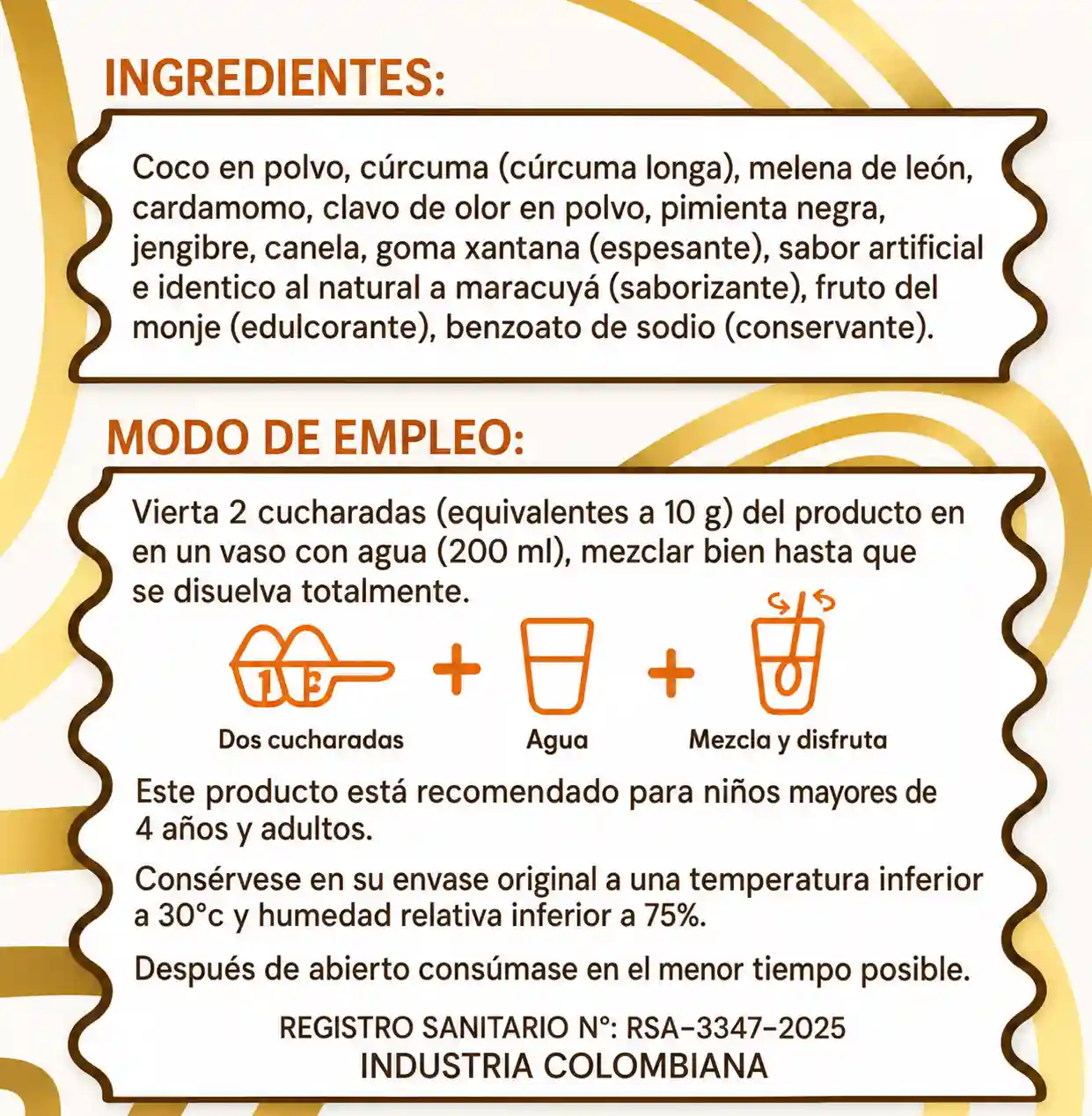 ingredientes del golden gift ingredientes del golden gift